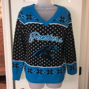 Carolina Panthers Official NFL Ugly Sweater